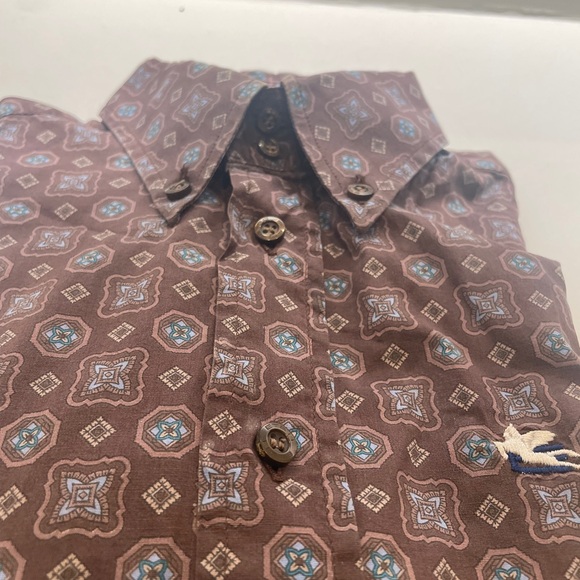 Etro Brown and Blue Patterned Casual Shirt - Picture 8 of 8